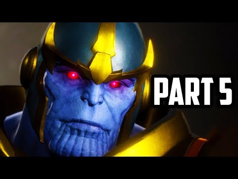 THANOS BATTLES!! Marvel vs Capcom Infinite Gameplay Walkthrough Part 5 - STORY MODE! (PS4 PRO)
