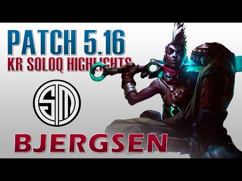 TSM Bjergsen - Ekko Mid Lane - KR SoloQ Highlights