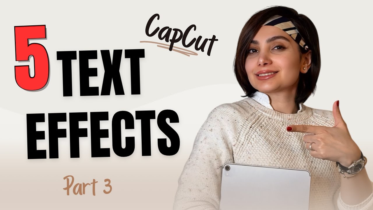 TEXT EFFECTS in CapCut | Text effect with mobile