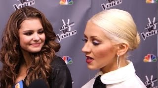 Christina Aguilera Talks Performing &quot;We Remain&quot; with Jacquie Lee on The Voice Finale- Interview!