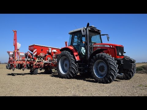 Massey Ferguson 5460 Dyna VT + Kverneland Optima E-Drive 8 Rows  | CORN SEEDING 2019!