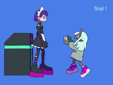 Darken『暗く黒く』 fan animation process