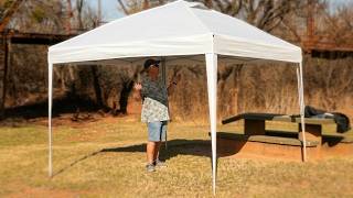 10x10 Pop Up Canopy Tent With One Button Setup | SANWAY