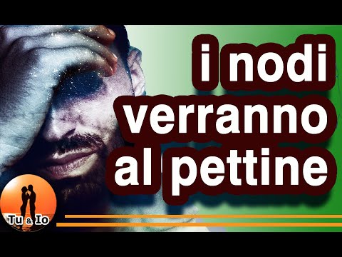 Quando con il NARCISISTA ogni NODO viene al PETTINE ? 🥨