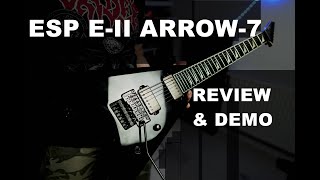Video thumbnail for ESP E II ARROW 7 BLK  Gitara za wielkie pieniądze Review and Demo by I gra gitara! - Dariusz Piątkowski