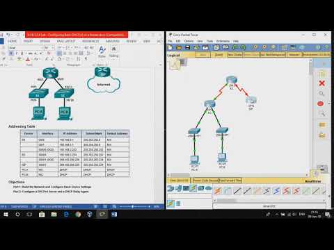 10.1.2.4-Lab-Configuring Basic DHCPv4 on a Router