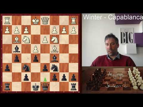 Muči vas vezivanje u Talijanki?(Winter - Capablanca, Hastings 1919.)