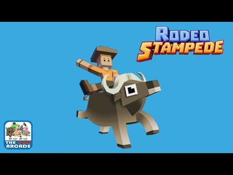 Rodeo Stampede - Saddle Up And Wrassle The Critters Of The Savannah (iOS/iPad Gameplay) Video
