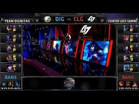 NA LCS DIG vs CLG Game 1 Highlights (NA LCS Spring 2015)