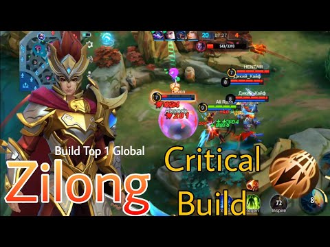 18 Kills ~ Zilong Best Emblem To Delete Enemy! Zilong 1 Hit Build RAR Gaming