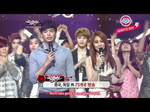 [HeartfxSubs] 120622 KBS Music Bank f(x) - 1st Place Win (en)