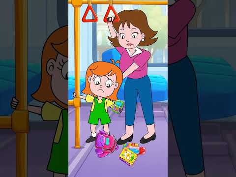 Emma Learns a Bus Safety Rule! 🚌