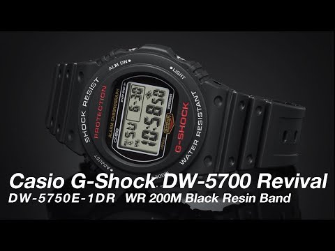 Casio G-Shock DW-5750UE-1DR Digital Dial Black Resin Band-1