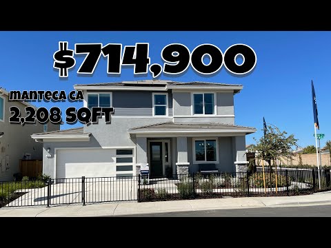 MODEL HOUSE 4 BEDS 3 BATHS 2 CAR GARAGE | $714,900 MANTECA CALIFORNIA
