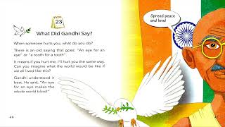 One Story a day - Book 4 - Story 23: What Did Gandhi Say