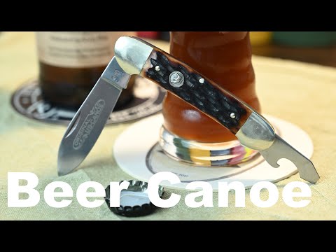 BEER CANOE pocket knife by ROBERT KLAAS | Beer drinking with style | Knife review