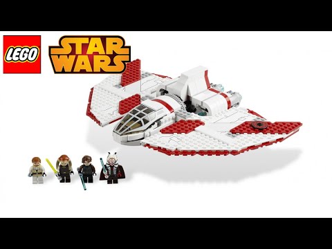 Lego Star Wars: T-6 Jedi Shuttle Speed Build! (7931)