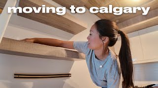 settling into our apartment in calgary | moving vlog