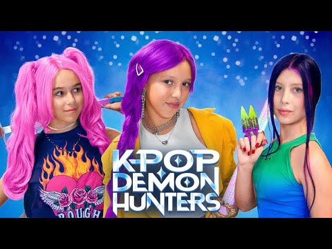 Amelka és barátai DÉMONVADÁSZOKKÁ váltak! KPop Demon Hunters! Vicces videók tinédzsereknek