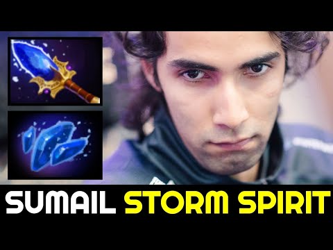 SUMAIL STORM SPIRIT is back with Scepter & Aghanim's Shard Build Dota 2