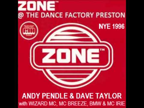 Zone @ the Dance Factory NYE 1995 Andy P & Dave Taylor with Wizard MC, MC Breeze, MC Irie & BMW