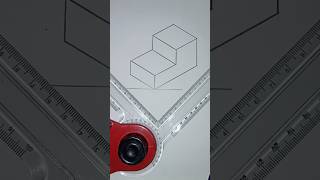 How to draw isometric drawing [drawing no 1] #shorts #shortsvideo #youtubeshorts #3d #drawing