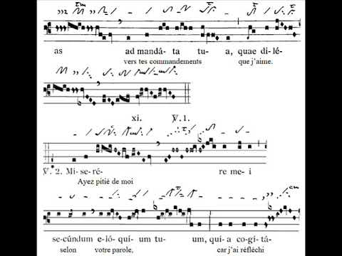 Offertorium Meditabor cum versiculis