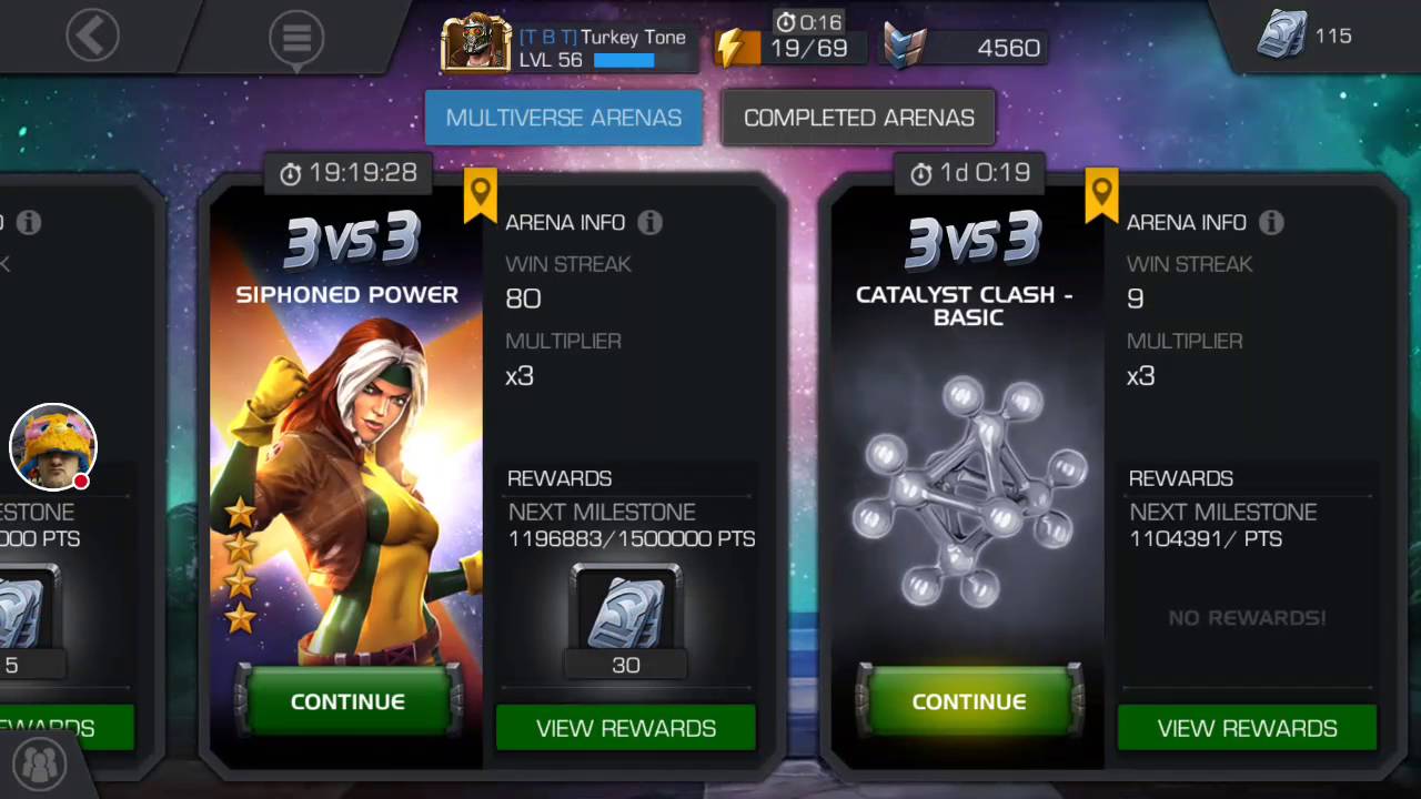 MCoC Tier 4 cat arena - Catalyst in under 24 hours! PI explained