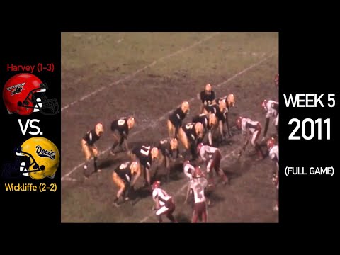 Harvey Red Raiders (1-3) vs Wickliffe Blue Devils (2-2) - 2011 Ohio High School Football (FULL GAME)