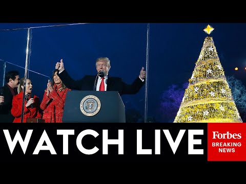 Video | WATCH LIVE: President Trump Attends The National Christmas Tree Lighting Ceremony In Washington, DC