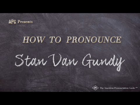 How to Pronounce Stan Van Gundy (Real Life Examples!)
