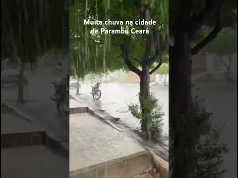 Muita chuva na cidade de Parambu Ceará 27/01/2016 #chuvas