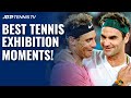 Best ATP Tennis Exhibition Match Moments!