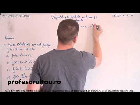 33   cls11   Limite de functii   proprietati ale functiilor continue pe intervale   aplicatii   partea 2