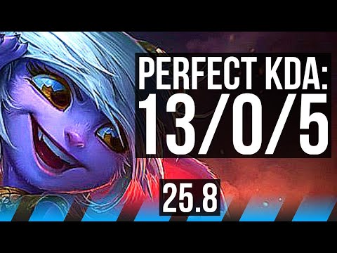 TRISTANA vs YONE (MID) | 13/0/5, Legendary | KR Diamond | 25.8