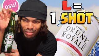 Osu Tournament, But You Take a Shot Every Loss