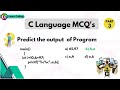 Part-3 C MCQs | Top 30 C Programming mcq questions and answers | Learn Coding