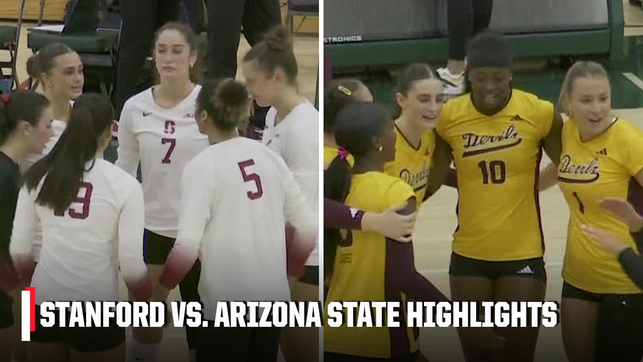 No. 8 Stanford vs. No. 12 Arizona State | Full Match Highlights | ESPN College Volleyball