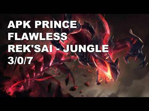 APK Prince Flawless Jungle Rek'Sai vs Nidalee - KR Master Patch 10.9