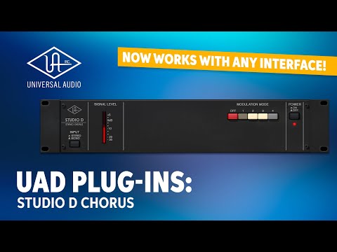Universal Audio UAD Studio D Chorus Plug-in Demo