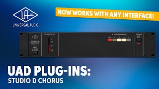 Video thumbnail for Universal Audio UAD Studio D Chorus Plug-in Demo by Sweetwater