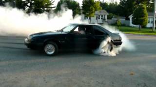 preview picture of video 'Mustang Burnout 1989 5.0  on the Rez!!!!'