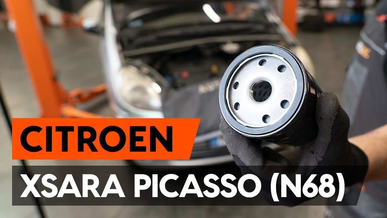 Jak vyměnit motorový olej a olejový filtr na Citroen Xsara Picasso – návod k výměně