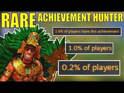 Civ 6 | Hunting Some Of The Games RAREST Achievements! – (#1 Deity Aztec Civilization VI)
