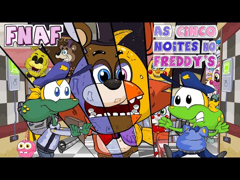 FNAF Five Nights at Freddy's com Sapo Brothers nas Cinco Noites Compilado e com o Golden Freddy!
