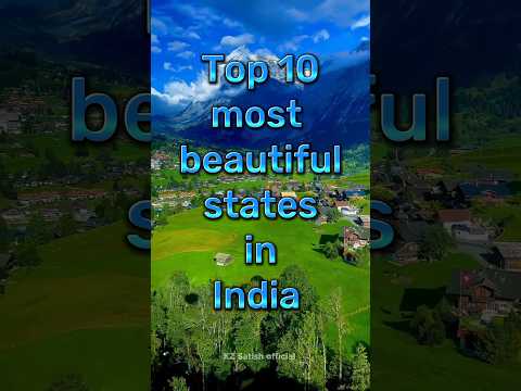 Top 10 most beautiful states in India😯 #top10 #beautiful #indianstate #jammukashmir #karnataka