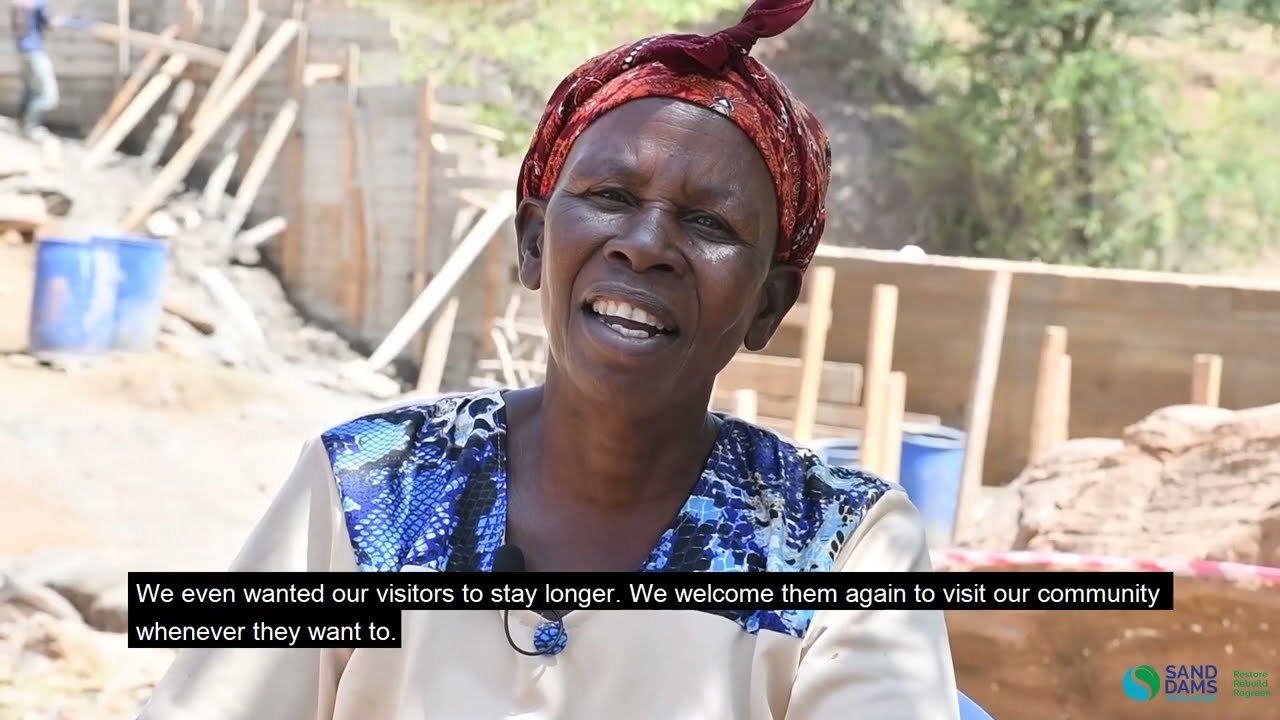 Sand dam expedition - meet community member Regina Mutinda