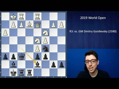 Lacking Firepower in the KID - GM Gordievsky vs. IM Kavutskiy | 2019 World Open: Round 3