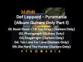 Def Leppard Pyromania Album Guitars Only Part 1