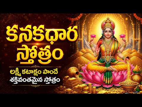 కనకధార స్తోత్రం వింటే అఖండ ఐశ్వర్యం కలుగుతుంది! | Kanakadhara Stotram | Lakshmi Devi Songs